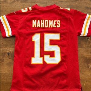 Kids Red Football Jersey with Number 15